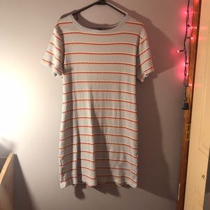 Stripe bodycon dress